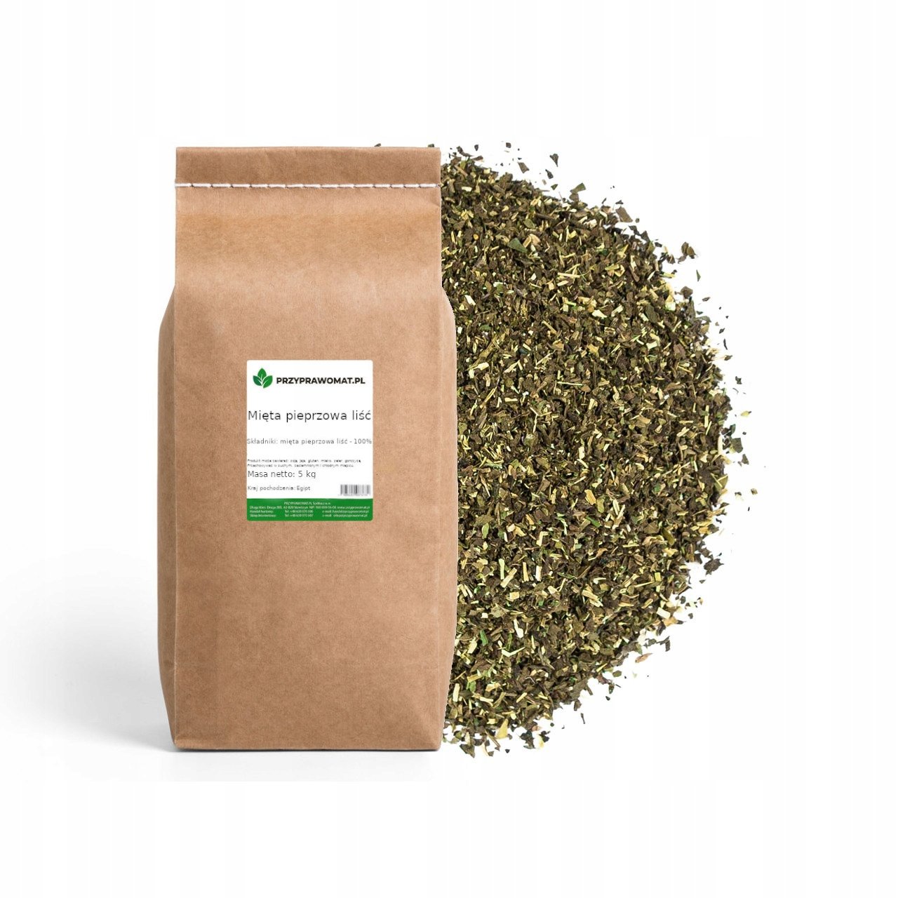 Mięta pieprzowa liść 5 Kg