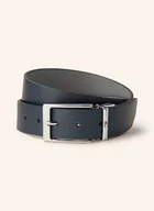 Paski - Tommy Hilfiger Pasek Skórzany Layton Dwustronny blau - miniaturka - grafika 1