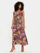 Sukienki - Lola Casademunt by Maite Sukienka codzienna MS2416029 28N Kolorowy Regular Fit - miniaturka - grafika 1