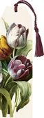 Zakładki do książek - Zakładka 169 ze wstążką Fioletowe tulipany - miniaturka - grafika 1