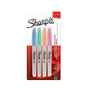 Paper Mate Marker permanentny okrągły 4 kolory Paper Mate Sharpi 2065401 Pas - Przybory szkolne - miniaturka - grafika 2