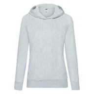 Bluzy damskie - Bluza damska z kapturem Lightweight Fruit of the Loom - Heather Grey S - miniaturka - grafika 1