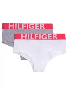 Majtki dla dzieci - Tommy Hilfiger Komplet 2 par fig 2P Shorty UW0W00225 Biały Regular Fit - grafika 1