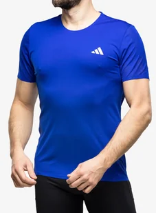 Koszulka biegowa adidas Adizero Tee - lucid blue - Koszulki sportowe męskie - miniaturka - grafika 1
