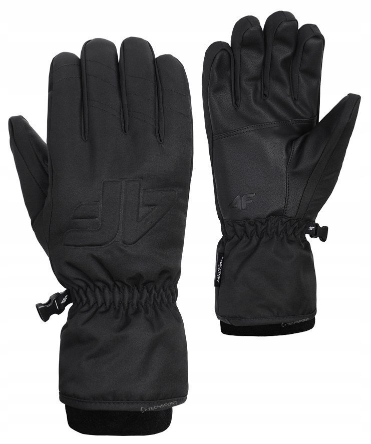 4F DAMSKIE RÄKAWICE NARCIARSKIE ZIMOWE OCIEPLANE / rozm XL