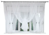 Firany - Firana Gotowa NICEA 500x150 Firanka - miniaturka - grafika 1