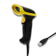 Dodatki do drukarek i skanerów - qoltec Laserowy czytnik kodów 1D | 2D | USB |Czarny 50867 - miniaturka - grafika 1