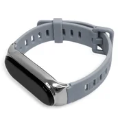 Akcesoria do smartwatchy - PASEK OPASKA DUO do XIAOMI MI BAND 3/4/5/6 (szary) - miniaturka - grafika 1