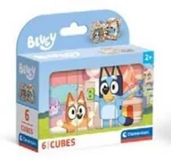 Klocki - Klocki przestrzenne 6 elementów. Bluey - miniaturka - grafika 1