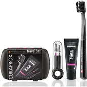 Szczoteczki do zębów - Curaprox Travel Set - zestaw black - miniaturka - grafika 1