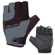 Rękawiczki rowerowe - Rękawiczki rowerowe Chiba Gel Comfort | GREY/BLACK 3XL - miniaturka - grafika 1