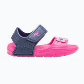 Buty dla dziewczynek - Sandały dziecięce Kangaroos KangaSwim II daisy pink/dk navy - KangaROOS - miniaturka - grafika 1