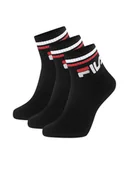 Skarpetki damskie - Fila Skarpety F9398-AW24 (3-pack) Czarny - miniaturka - grafika 1