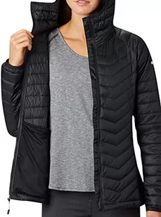 Columbia damska bluza z kapturem Powder Lite Light Insulated Jacket, czarny, XS 1773211 - Kurtki damskie - miniaturka - grafika 1