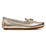 Mokasyny damskie - Mokasyny Lauren Ralph Lauren Barnsbury 802809341001 Złoty - miniaturka - grafika 1