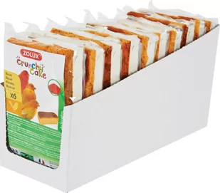 ZOLUX Crunchy Cake - ciasteczka Acticolor X6 - Przysmaki dla ptaków - miniaturka - grafika 2