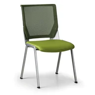 Fotele i krzesła biurowe - B2B Partner Krzesło konferencyjne Spare, zielone X2-05K-B-11/BT-04 - miniaturka - grafika 1