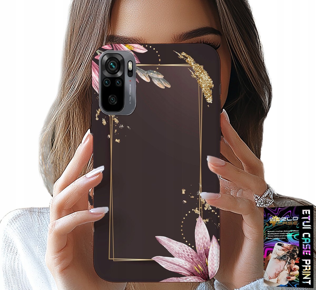 ETUI DO XIAOMI NOTE 10 / 10S - KWIECISTE ELEGANCKIE WZORY OBUDOWA