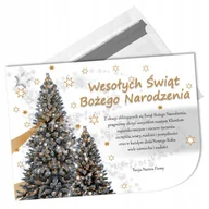 Kartki okolicznościowe i zaproszenia - FIRMOWA KARTKA ŚWIĘTA BOŻE NARODZENIE + KOPERTA Y9 - miniaturka - grafika 1