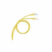 Przewody elektryczne - Legrand Kabel krosowy Patch Cord) SF/UTP kat.6A żółty 3m 051782 051782 - miniaturka - grafika 1