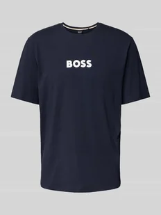 Góra od piżamy z nadrukiem z logo model ‘Easy’ - Piżamy męskie - miniaturka - grafika 1