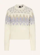 Swetry damskie - Boss Sweter Farombo beige - BOSS - miniaturka - grafika 1