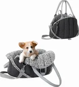 Transportery dla kotów - DOGGY R2 TORBA SEA SHELL INARI CZARNY - miniaturka - grafika 1