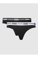 Majtki damskie - Stringi z elastycznym pasem z logo - Puma - miniaturka - grafika 1