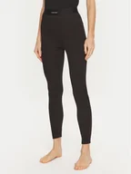 Piżamy damskie - Calvin Klein Underwear Legginsy 000QS7220E Czarny Slim Fit - miniaturka - grafika 1