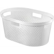 Kosze na bieliznę - Curver Kosz na pranie do magla INFINITY 39l biały 04755 - miniaturka - grafika 1