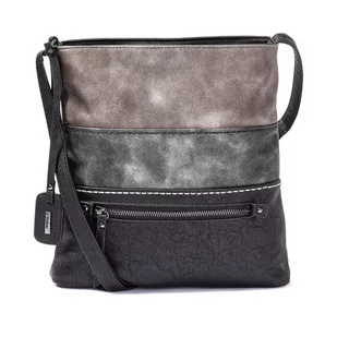 RIEKER H1301-45 black combination, torebka, listonoszka damska - Rieker - Torebki damskie - miniaturka - grafika 1