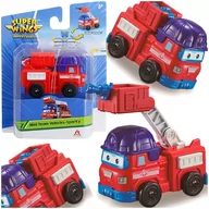 Figurki dla dzieci - SUPER WINGS MINI TEAM VEHICLES SPARKY POJAZD FIGURKA STRAŻ POŻARNA - miniaturka - grafika 1