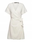 Sukienki - VERO MODA VMMYMILO SS SZEROKA KOPERTOWA KRÓTKA SUKIENKA WVN GA r.XS Lniana - miniaturka - grafika 1
