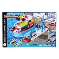 Samochody i pojazdy dla dzieci - Zestaw pojazdów MAJORETTE Logistic Maersk Creatix 212050039 | Bezpłatny transport - miniaturka - grafika 1