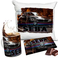 Czekolada - Zestaw BMW M PAKIET Kubek + Poduszka + Czekolada + Imię Prezent Nadruk - miniaturka - grafika 1