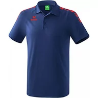 Koszulki męskie - Erima męska koszulka polo Essential 5-C, nowa granatowa/czerwona, mała 2111906 - miniaturka - grafika 1