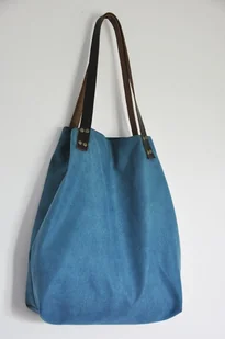 Torba tote XXL - turkus - Torebki damskie Torba tote XXL - turkus - Torebki damskie - miniaturka - grafika 1