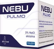 Przeziębienie i grypa - SOLINEA Nebu Pulmo roztwór roztwór soli NaCl 3% z ektoiną x 20 amp po 5 ml |  OD 199 PLN! - miniaturka - grafika 1