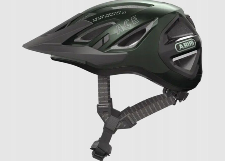 Kask rowerowy Abus Urban-I 3.0 Ace Led Moss Green L 56-61cm