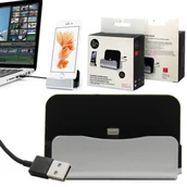 Ładowarki do telefonów - STACJA ŁADOWANIA DOKUJĄCA ŁADOWARKA IPHONE X 8 7 - miniaturka - grafika 1