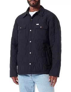 Wrangler Męska kurtka przejściowa, czarny, L - Kurtki męskie - miniaturka - grafika 1