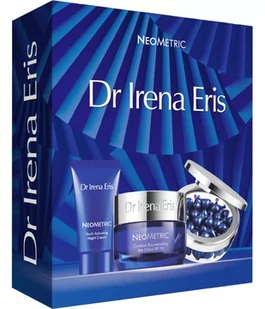 Dr Irena Eris NeoMetric zestaw Krem odmładzający kontur twarzy + Krem aktywujący młodość skóry + Kapsułki redukujące zmarszczki 50 ml + 30 ml + 45 szt. - Zestawy kosmetyków damskich - miniaturka - grafika 1