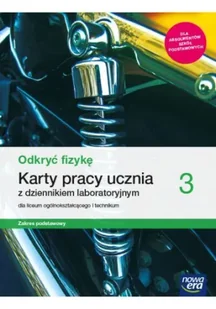 NOWA ERA Nowe fizyka Odkryć fizykę karty pracy 3 liceum i technikum zakres podstawowy - Bartłomiej Piotrowski, Izabela Kondratowicz - Podręczniki dla liceum - miniaturka - grafika 2