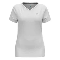 Koszulki i topy damskie - Odlo Koszulka damska z dekoltem w serek S/S F-Dry T-shirt - miniaturka - grafika 1