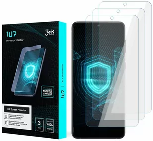 Zestaw folii ochronnych 3MK 1UP screen protector do Apple iPhone 15 Pro 3 szt (5903108535465) - Folie ochronne do telefonów - miniaturka - grafika 1