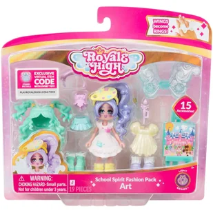 WRÓŻKA ARTYSTKA ROYALE HIGH FIGURKA DELUX ART FAIRY ZESTAW + KOD ONLINE - Figurki dla dzieci - miniaturka - grafika 1