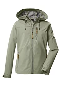 G.I.G.A. DX Damska kurtka softshell / kurtka outdoorowa z kapturem GS 97 WMN SFTSHLL JCKT, 40, jasnooliwkowa, 38392-000 - Kurtki damskie - miniaturka - grafika 1