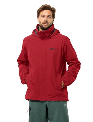 Jack Wolfskin Stormy Point 2l Jkt M Kurtka Mężczyźni, Red Glow, M
