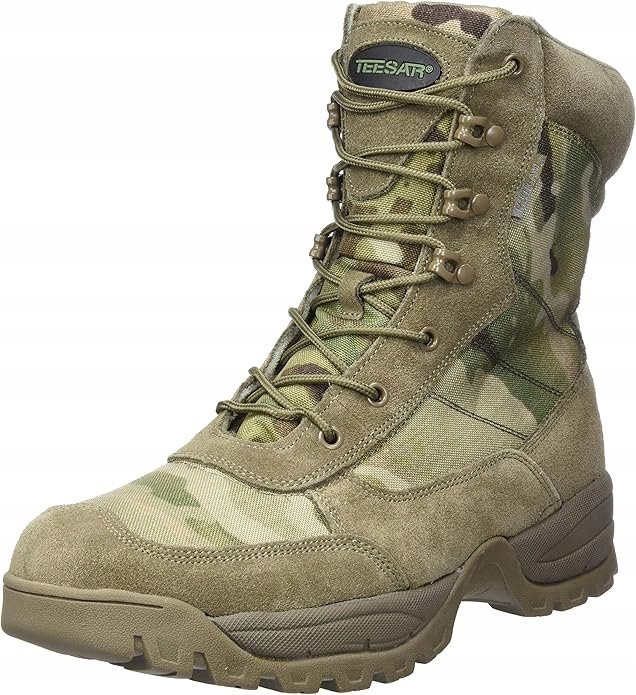 MIL TEC TREKKINGOWE BUTY MĘSKIE WZÓR MORA ZIELONE WYSOKIE 41 6GA