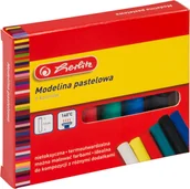 Masy plastyczne - Herlitz Sp. z o.o. Modelina pastelowa, 6 kolorów - miniaturka - grafika 1